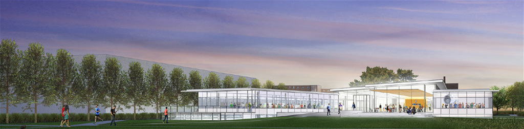 artist rendering of the new Siebel Design Center