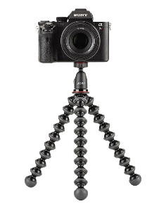 Flexible Tripod with Camera on top