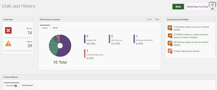 Pope Tech Accessibility Dashboard