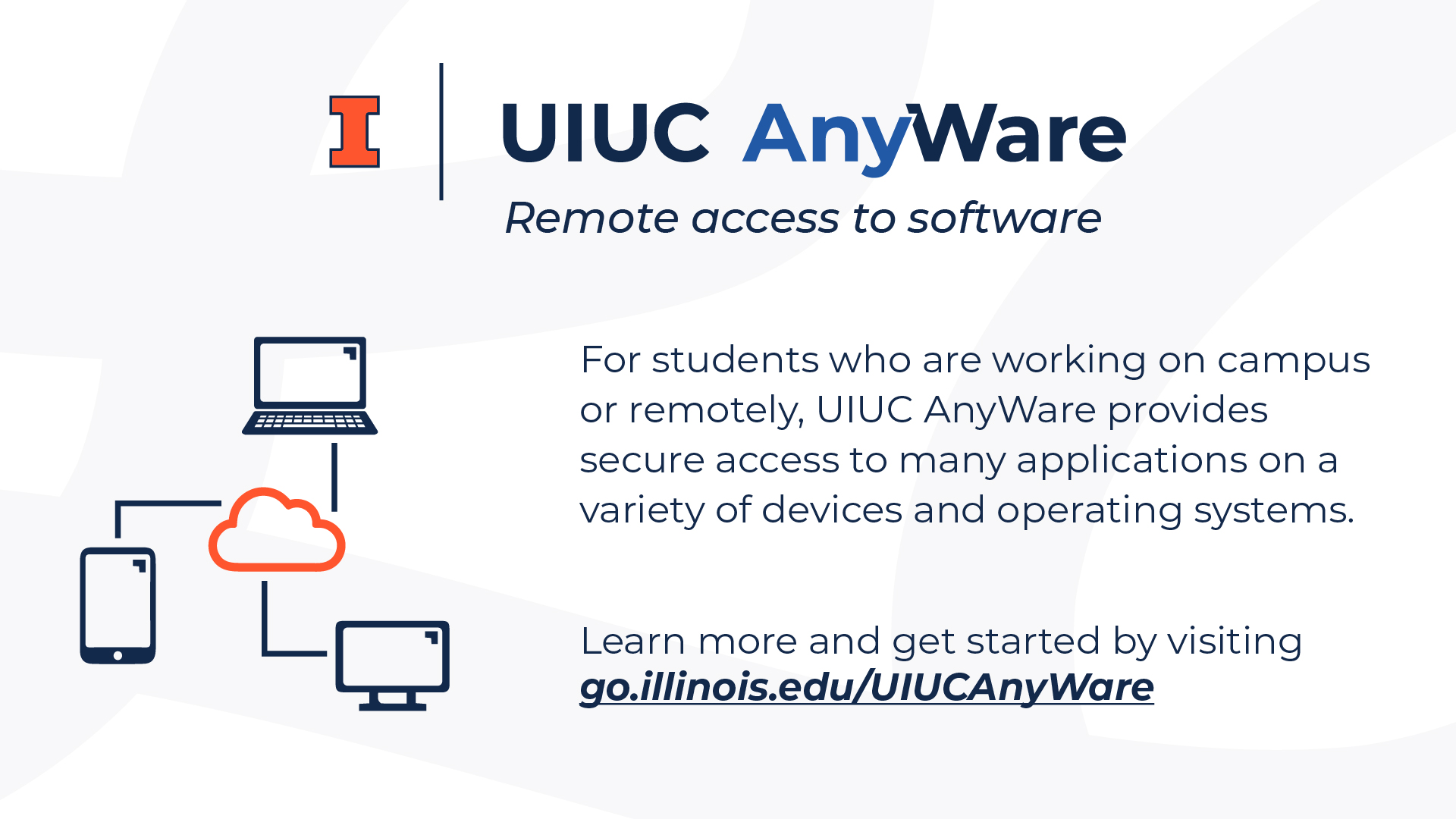 UIUC AnyWare Remote access to software for remote and on campus students