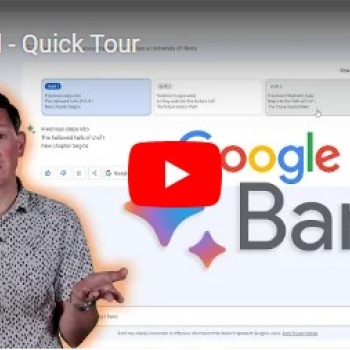 Bob Dignan with the text 'Google Bard'