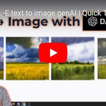 Bob Dignan with the text 'Text -> Image with DALL-E 2'