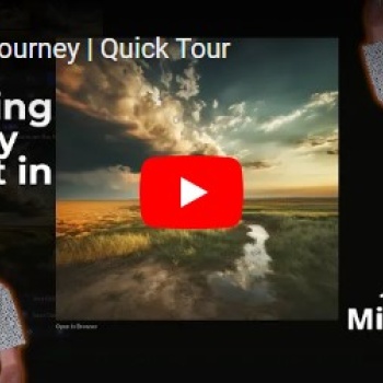 Bob Dignan on foreground with the words 'Dreaming up my prompt'