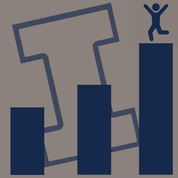 Block U of I with Jumping person Icon