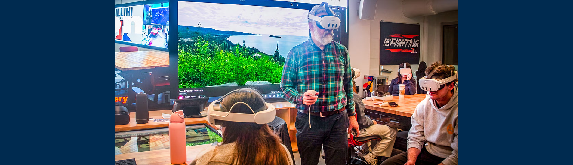 Teaching with virtual reality